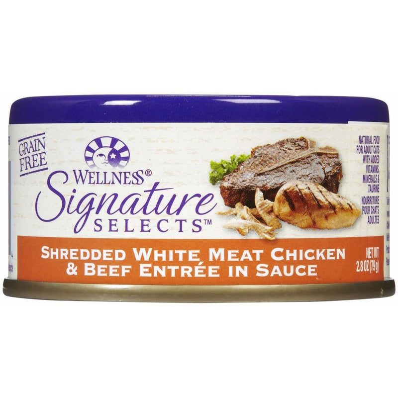 Wellness Signature Selects Shredded Chicken & Beef - 24x2.8oz