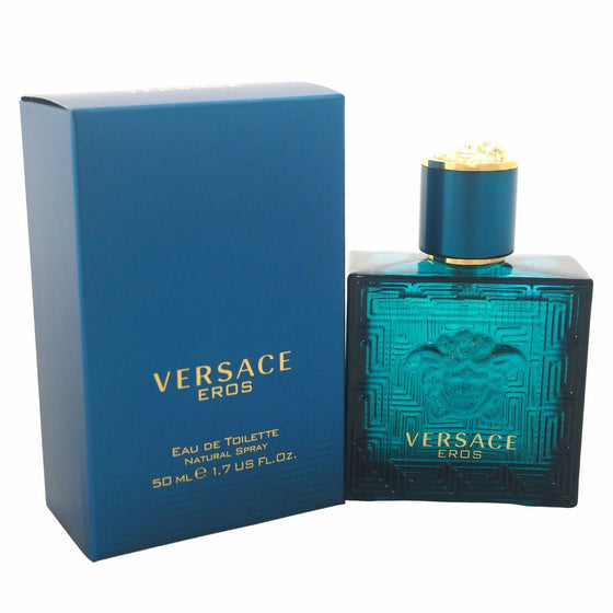 Versace Eros Eau de Toilette Spray for Men, 1.7 Ounce