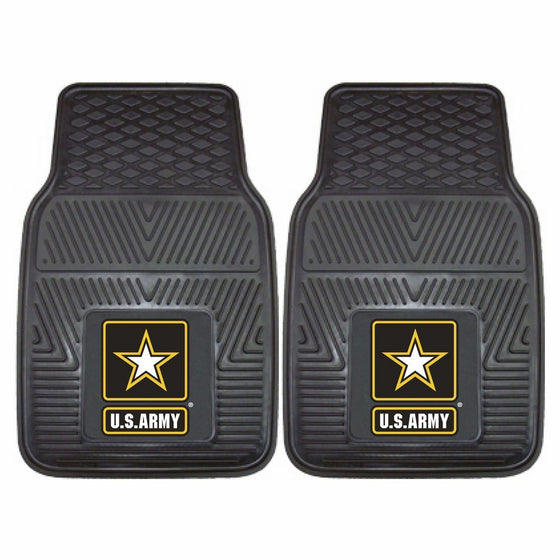 Fanmats Military 'Army' Vinyl Heavy Duty Car Mat - 2 Piece