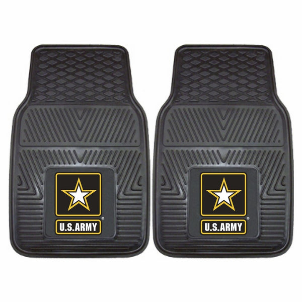 Fanmats Military 'Army' Vinyl Heavy Duty Car Mat - 2 Piece