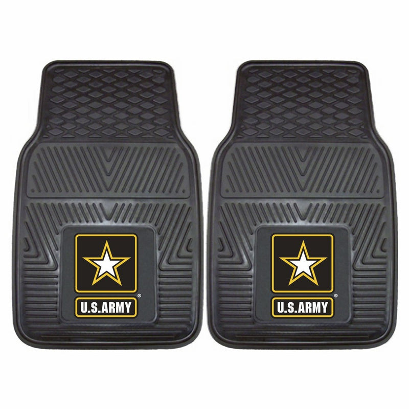 Fanmats Military 'Army' Vinyl Heavy Duty Car Mat - 2 Piece