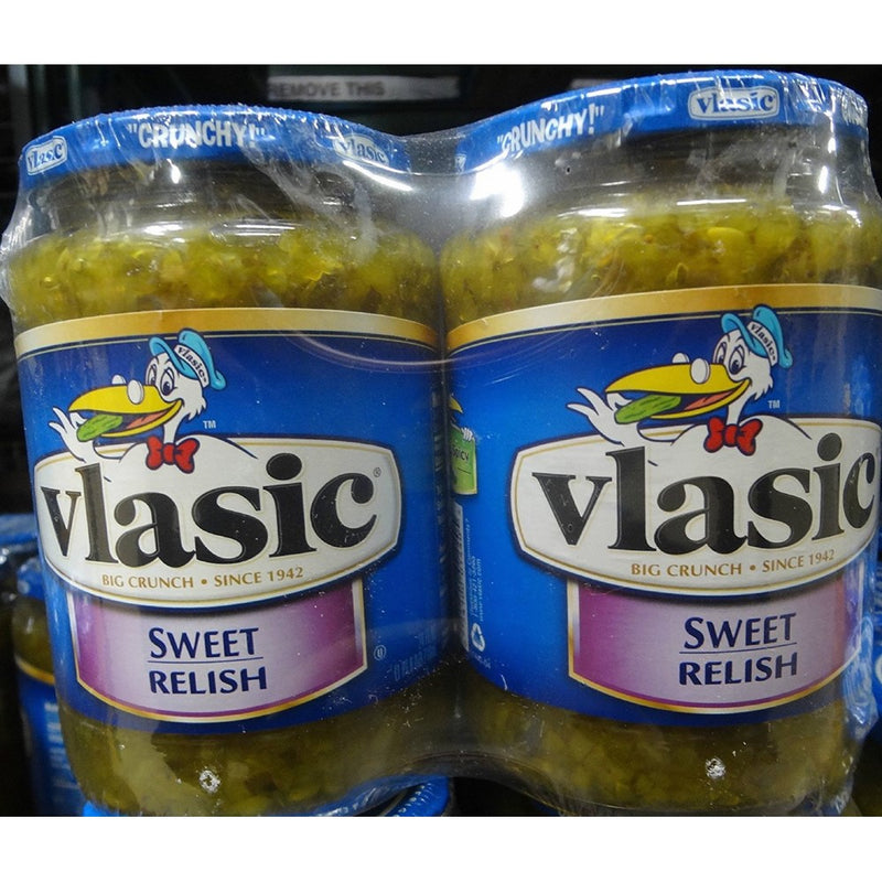 Vlasic 2- 24 Fl Oz Sweet Relish, 48 Fl Oz