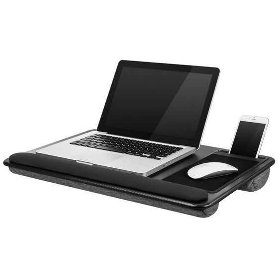LapGear Home Office Pro Lap Desk - Black Carbon (Fits up to 17.3” Laptop)