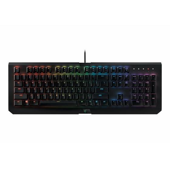 Razer BlackWidow X Chroma, Clicky RGB Mechanical Gaming Keyboard, Military Grade Metal Construction - Razer Green Switches