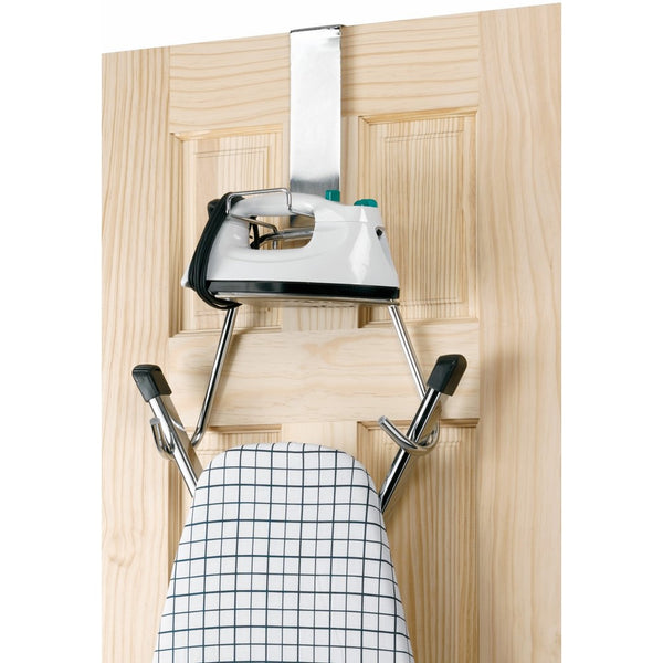 Polder 90617-05 Over the Door Iron and Board Holder - Chrome