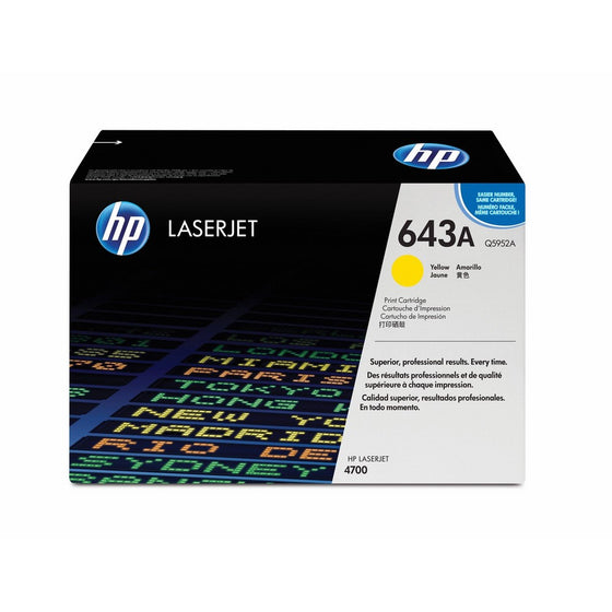 HP 643A (Q5952A) Yellow Original Toner Cartridge for HP LaserJet 4700