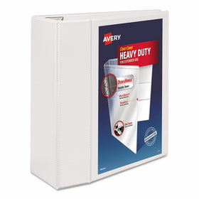 Avery Nonstick Heavy-Duty EZD Reference View 5 Inch White Binder (79106)
