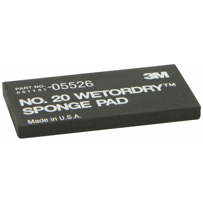 3M 05526 Wetordry 2-3/4" x 5-1/2" x 3/8" Sponge Pad 20