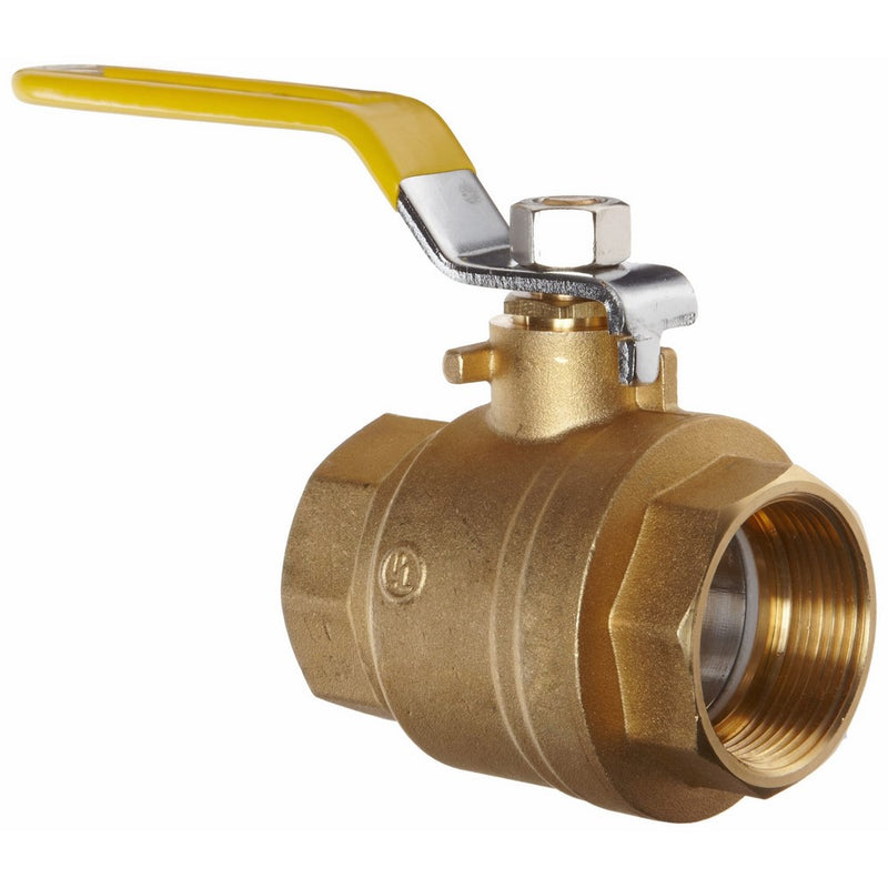 Apollo 94A Series Brass Ball Valve, Two Piece, Inline, Lever, 1-1/2" NPT Female