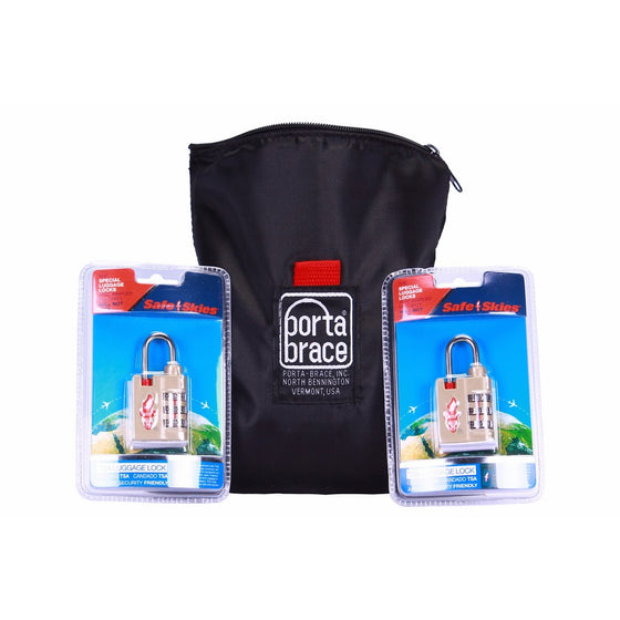 Portabrace TSA-SET 2 -TSA Locks and 1 -CS-B9 Pouch