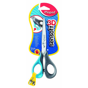 Maped Sensoft Fluo School Scissors with Flexible Handles, Assorted Colors (696510)