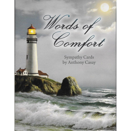 Words of Comfort by Anthony Casay [ASN34640] - Sympathy Note Card Assortment by Leanin' Tree - 12 cards featuring a full-color interior and colorful envelope