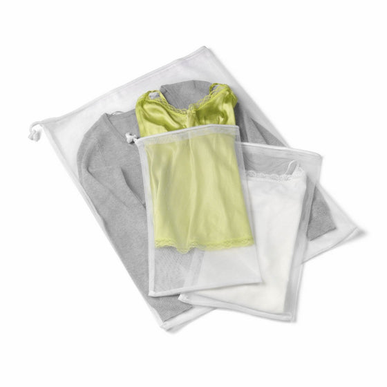 Honey-Can-Do LBG-01148 Mesh Wash Bag set (1 sweater/2 lingerie), 3-Pack, 3-Piece