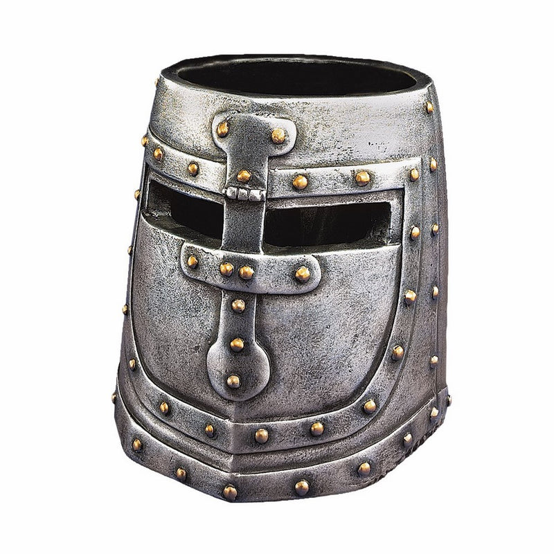 Design Toscano Knight's Templar Helmet Desk Accessory in Two-Tone