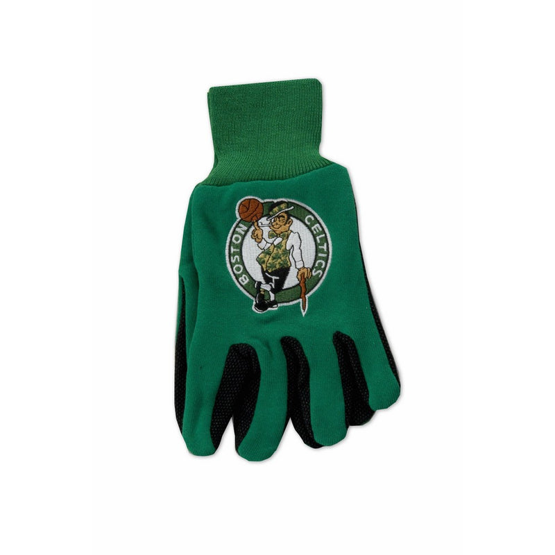 WinCraft NBA Boston Celtics Two-Tone Gloves, Green/Black