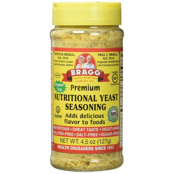 Bragg Premium Nutritional Yeast Seasoning 4.5 Ounce