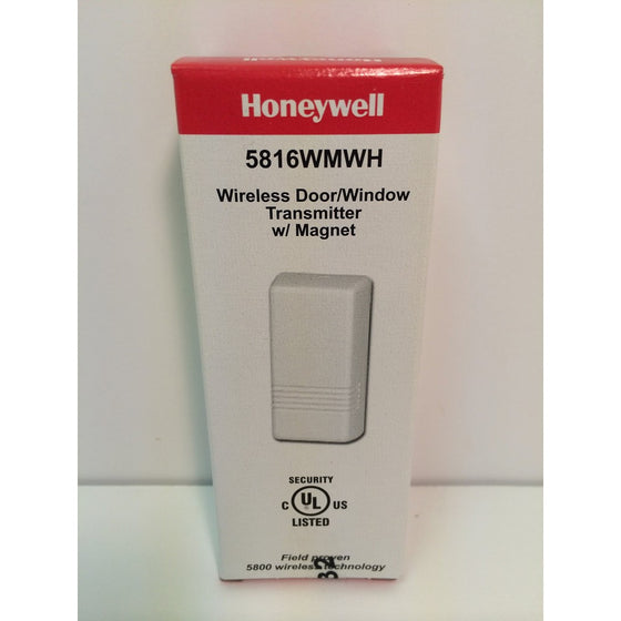 Honeywell Ademco 5816WMWH White Door / Window Transmitter w/ Magnet