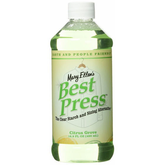 Mary Ellen's Best Press Clear Starch Alternative 16.9 Ounces-Citrus Grove