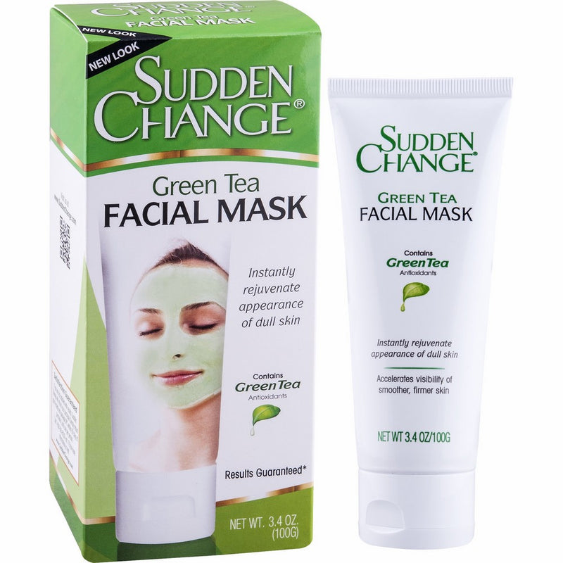 Sudden Change Green Tea Facial Mask, 3.4 oz.