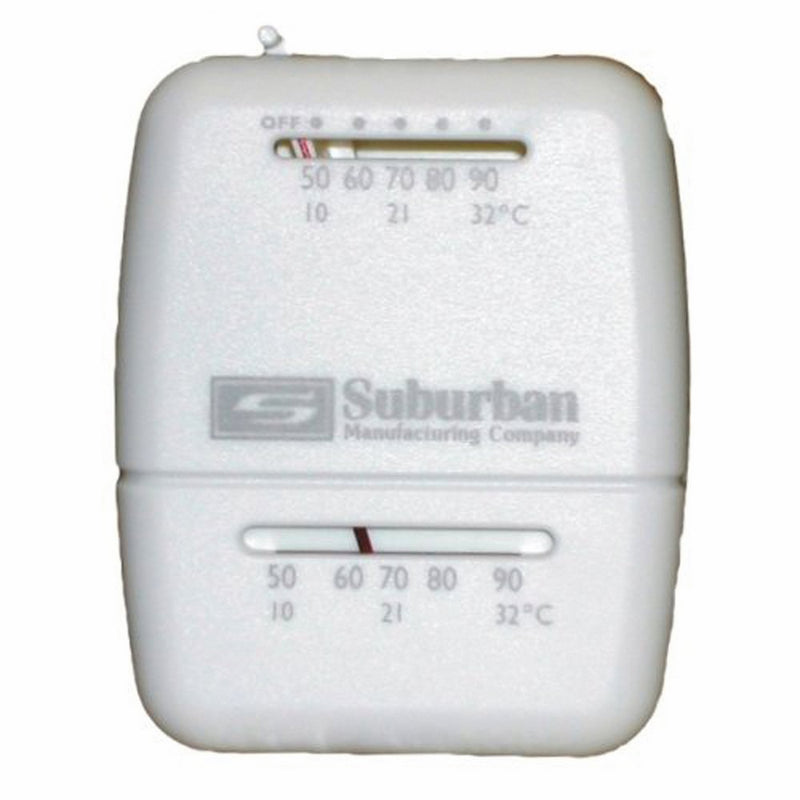 Suburban 161154 Wall Thermostat - Heat Only - White