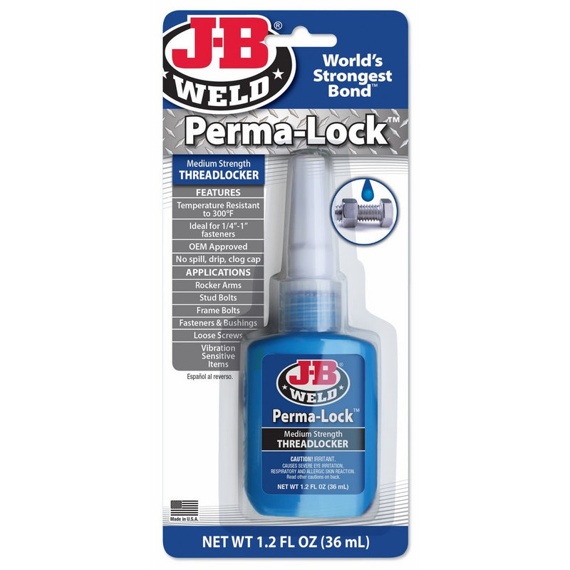 J-B Weld 24236 Perma-Lock Blue Threadlocker - 36 ml