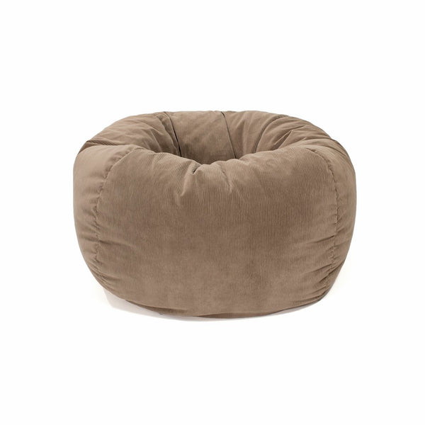 Gold Medal Bean Bags Micro-Fiber Suede Corduroy Bean Bag, Medium/Tween, Toast