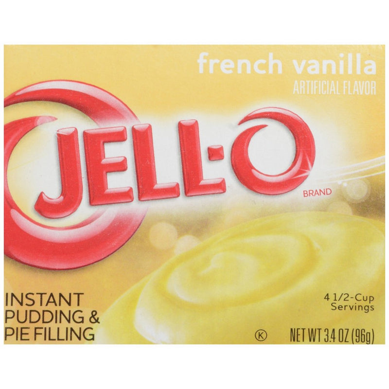 Jell-O Instant Pudding and Pie Filling, French Vanilla, 3.40 oz