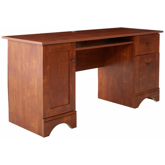 Sauder Computer Desk, Brushed Maple Finish