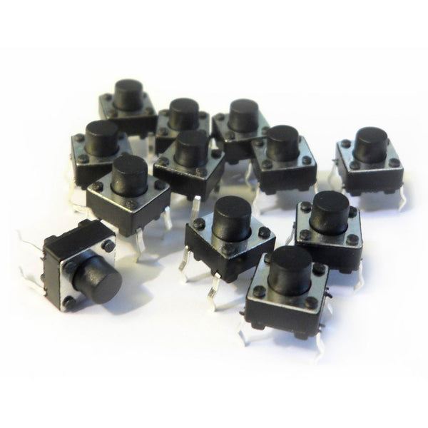 microtivity IM206 6x6x6mm Tact Switch (Pack of 12)