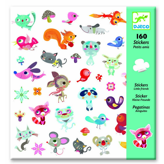 Djeco DJ08842 Stickers-Small Friends Novelty