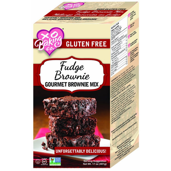 XO Baking Co. Fudge Brownie Mix, 17 ounce