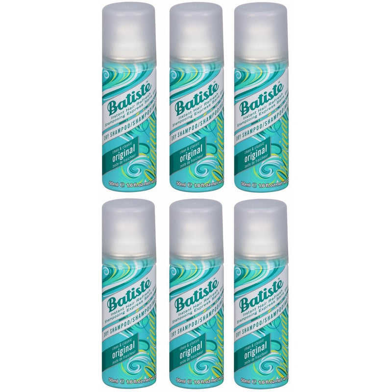 Batiste Dry Shampoo 1.6 oz. Original (Pack of 6)