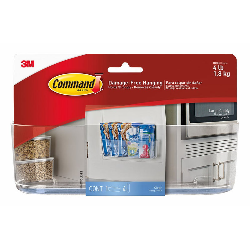 Command Large Caddy, Clear