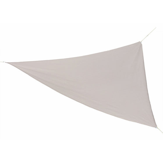 Coolaroo Ready to Hang Shade Sail 16ft 5in Triangle Pebble