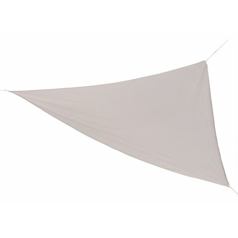 Coolaroo Ready to Hang Shade Sail 16ft 5in Triangle Pebble