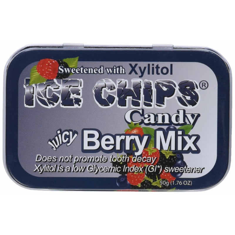 Ice Chips Hand-Crafted Candy Juicy Berry 1.76 oz Pkg