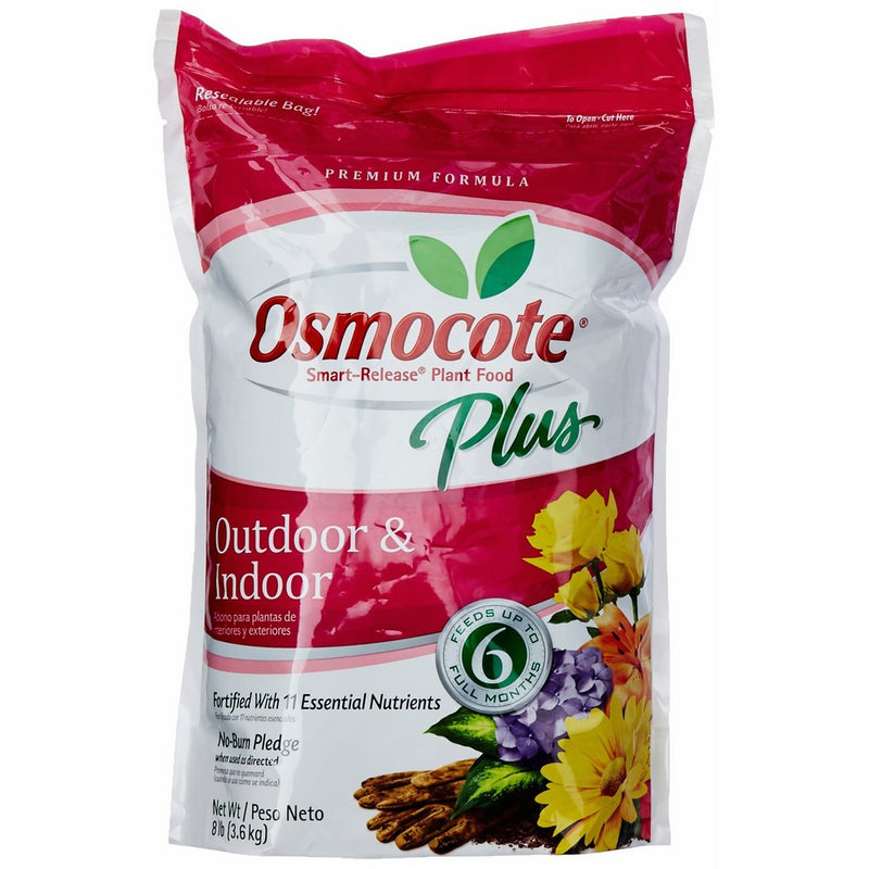 Osmocote Plus Outdoor and Indoor Smart-Release Plant Food, 8-Pound (Plant Fertilizer)