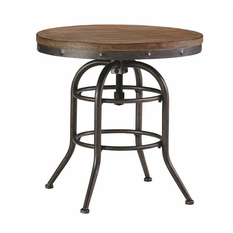 Ashley Furniture Signature Design - Vennilux End Table - Vintage Casual - Round - Grayish Brown