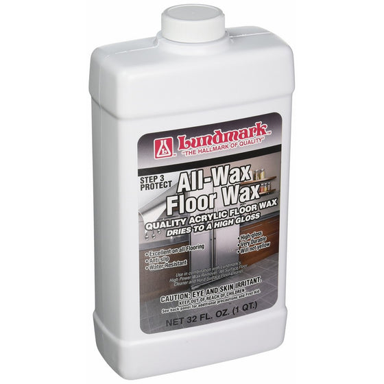 Lundmark Wax LUN-3201F32-6 Not Applicable All Wax Floor Wax 6 X 32 Oz