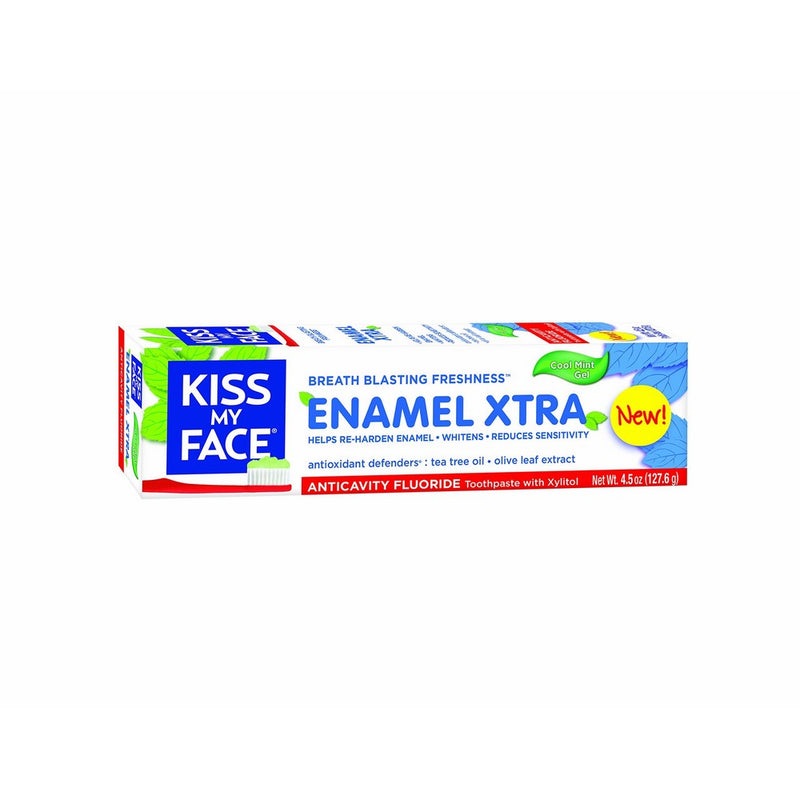 Kiss My Face Extra Gel Toothpaste, Enamel, 4.5 oz.