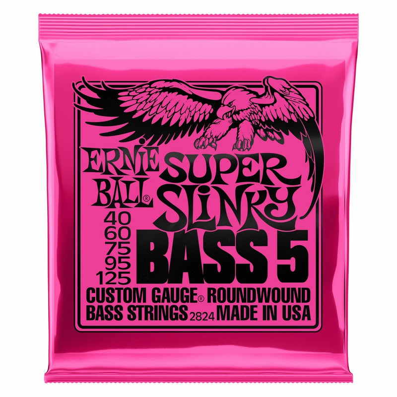 Ernie Ball 5-String Super Slinky Nickel Wound Bass Set.040 - .125
