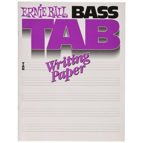 Ernie Ball Bass Tab Writing Paper