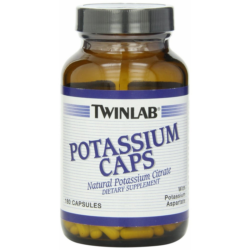 Twinlab Potassium Capsules, 180 Count (Pack of 3)