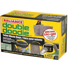 Reliance Products 2683-03 Double Doodie Toilet Waste Bags (6-Pack)