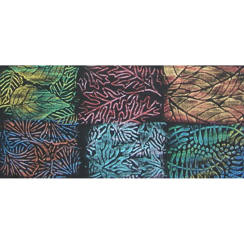 Artist's Paintstiks Rubbing Plates 6/Pkg.-Leaves