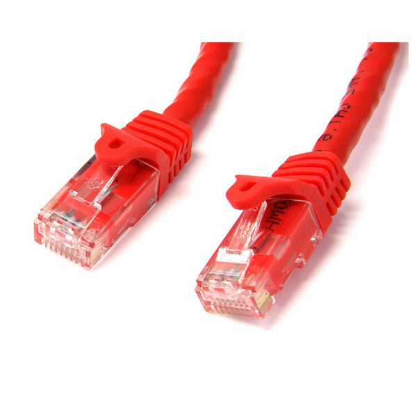 StarTech.com Cat6 Ethernet Cable - 7 ft - Red - Patch Cable - Snagless Cat5 Cable - Short Network Cable - Ethernet Cord - Cat 6 Cable - 7ft