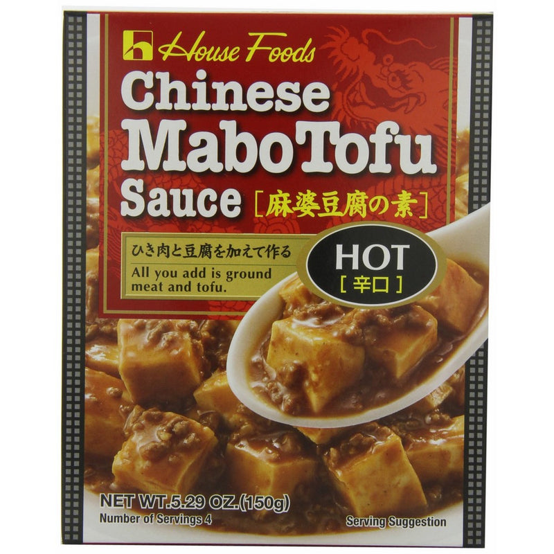 House Foods Mabo Tofu Sauce Hot, 5.29-Ounce Boxes (Pack of 10)