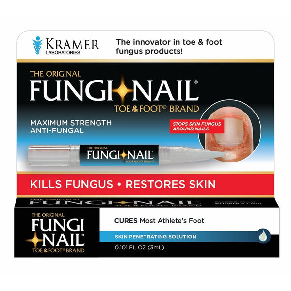 Fungi-Nail Pen Applicator Anti-Fungal Solution 0.101 FL. OZ. Kills Fungus on Skin that can lead to Athlete's Foot and Nail Fungus