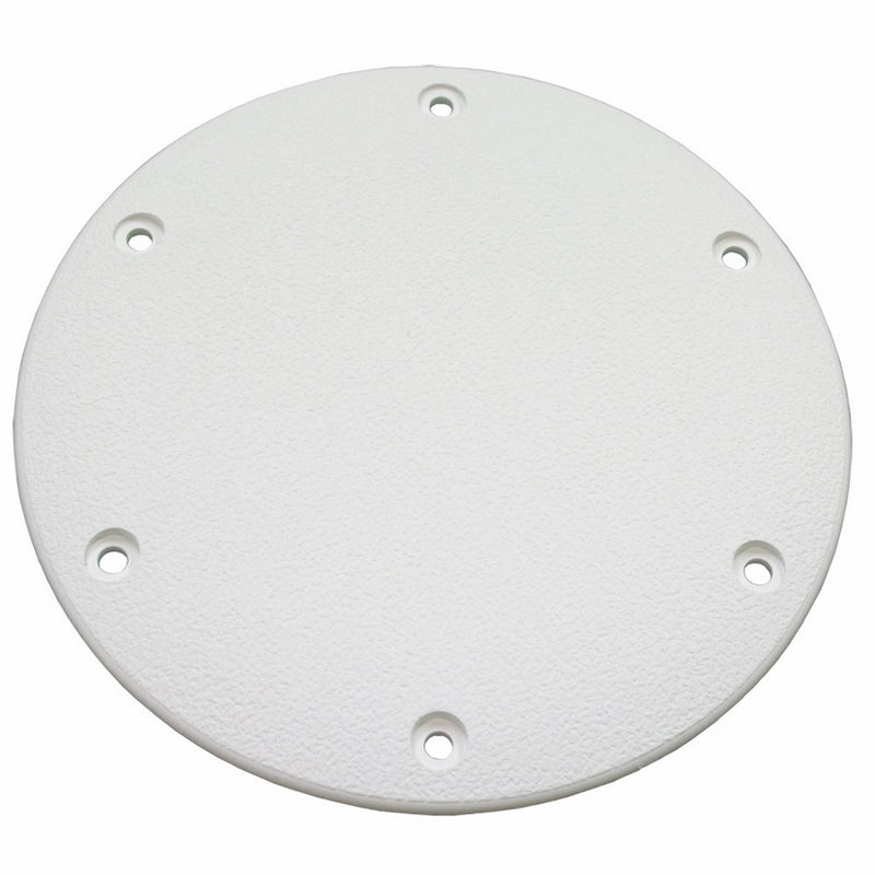 T-H Marine DSSDP-1-2-DP Designer Series Screw Down Deck Plates, 6" - White