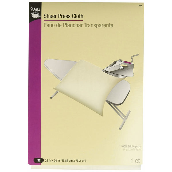 Dritz 594 Sheer Press Cloth, 22 by 30-Inch